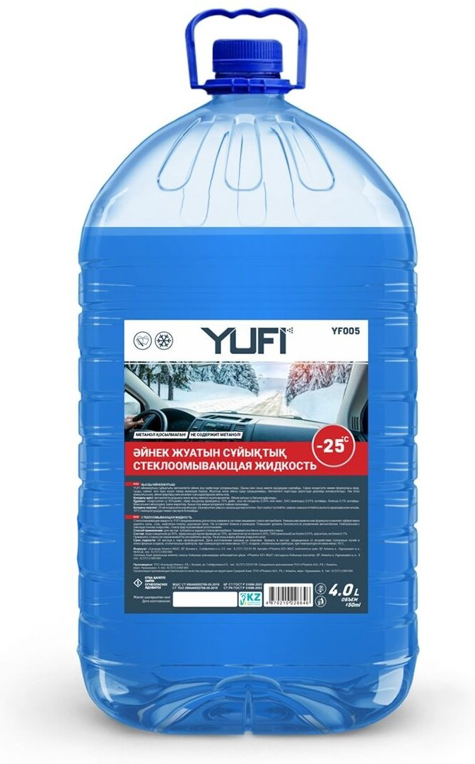 Жидкость для стеклоомывателя YUFI YF005 4 л