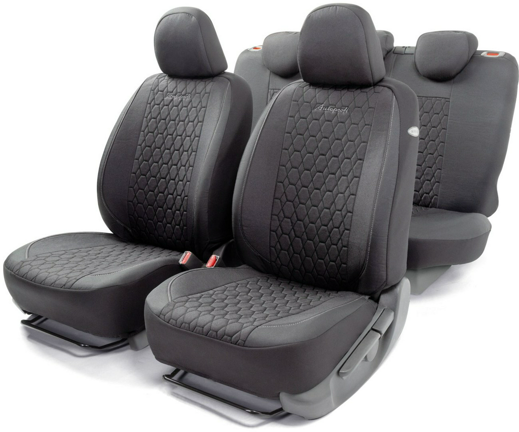 AUTOPROFI чехлы универсальные Verona VER-1505 BK/BK чёрный