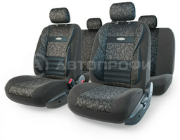 AUTOPROFI чехлы универсальные Comfort Combo CMB-1105 Anthracite черный-серый