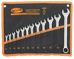 АвтоDело набор ключей комбинированный 6-22 мм 31121, 12 шт
