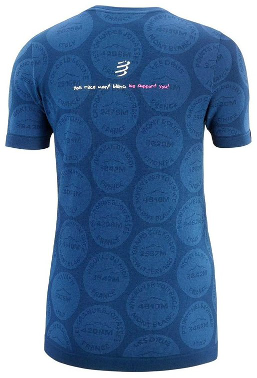 Футболка Compressport синий купить,NaN
