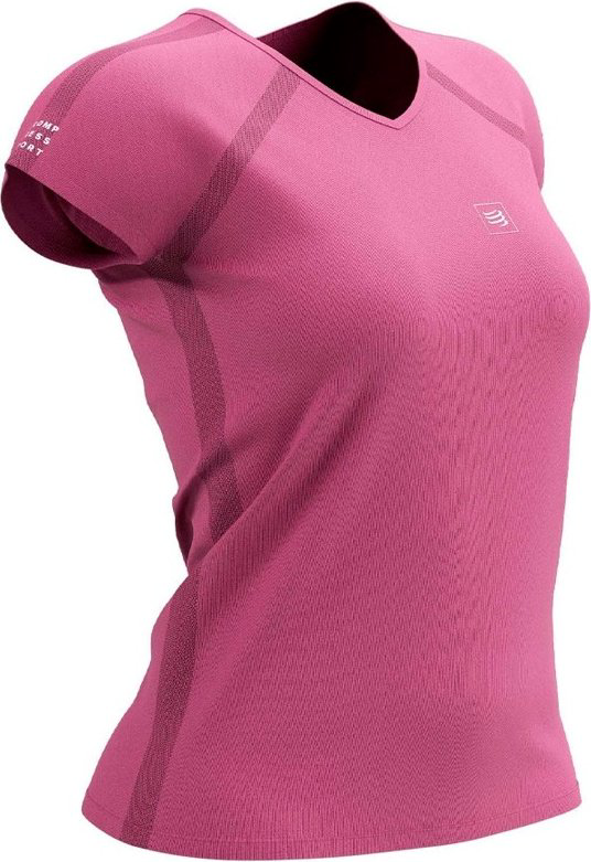 Футболка Compressport розовый купить,NaN