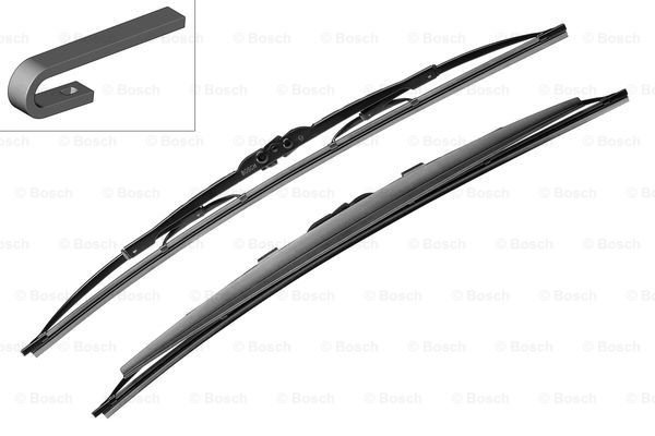 Щетка каркасная Bosch 3397010297 600 мм, 2 шт купить,NaN