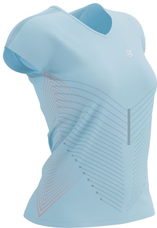 Футболка Compressport голубой купить,NaN