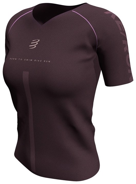 Футболка Compressport бордовый купить,NaN