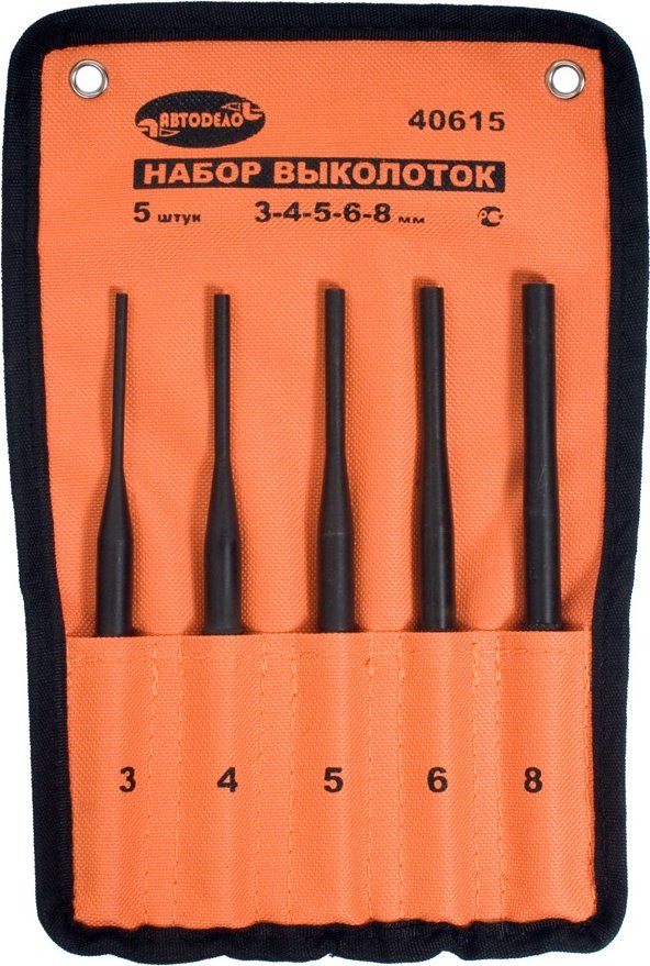 Зубило АвтоDело набор 40615 150 мм 5 шт купить,NaN