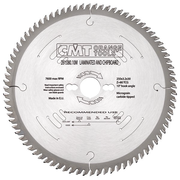 Диск пильный CMT 160х2,2/1,6х20 Z=56 TCG -3°NEG CMT 281.161.56H