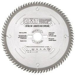 Диск пильный CMT 160х2,2/1,6х20 Z=56 TCG -3°NEG CMT 281.161.56H