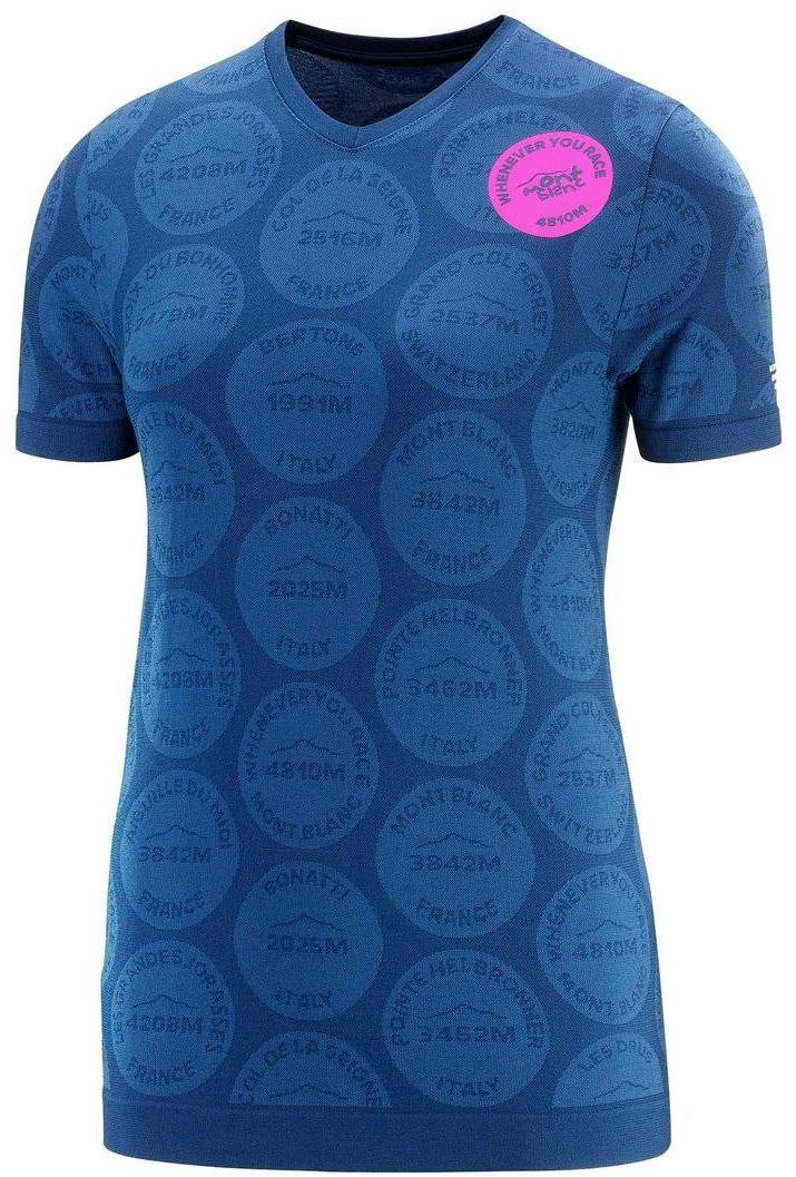Футболка Compressport синий купить,NaN