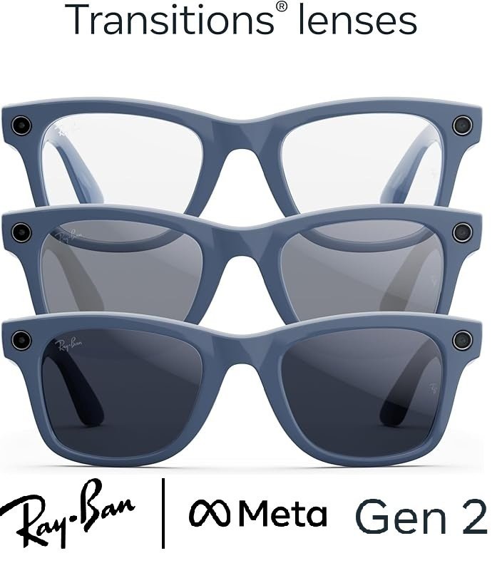 Смарт-очки Ray-Ban Meta Wayfarer (Gen 2) синий