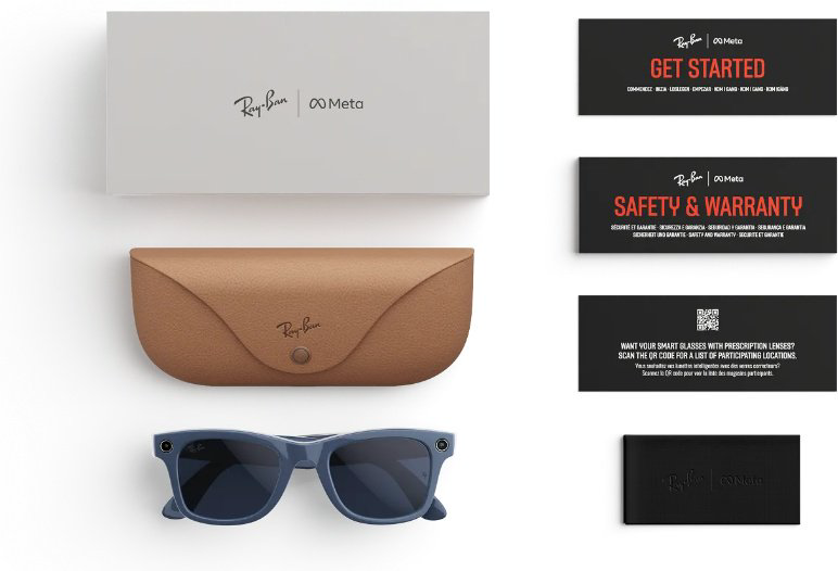 Смарт-очки Ray-Ban Meta Wayfarer (Gen 2) синий купить,332999