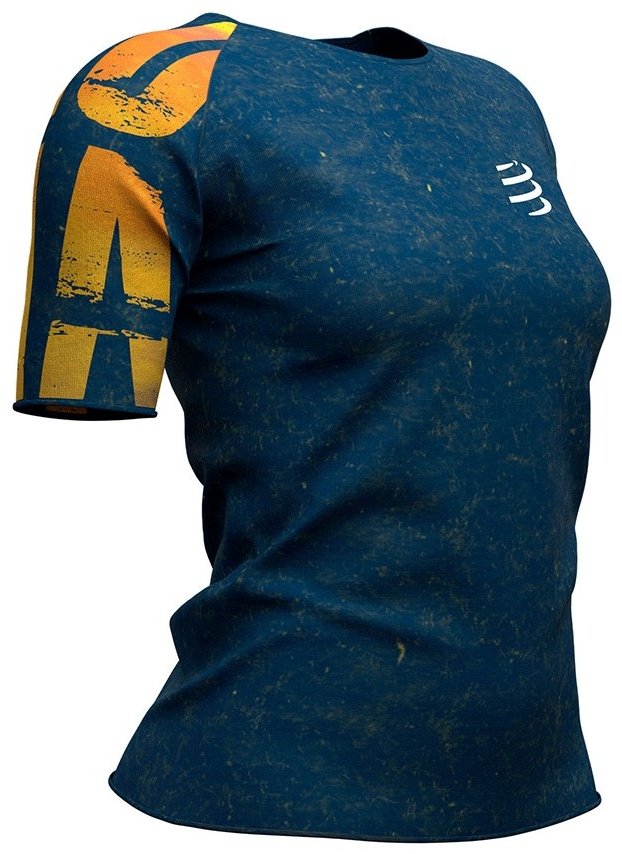 Футболка Compressport синий купить,NaN