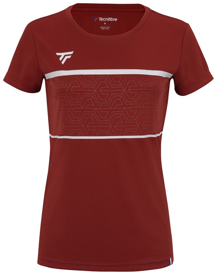 Футболка Tecnifibre бордовый купить,NaN