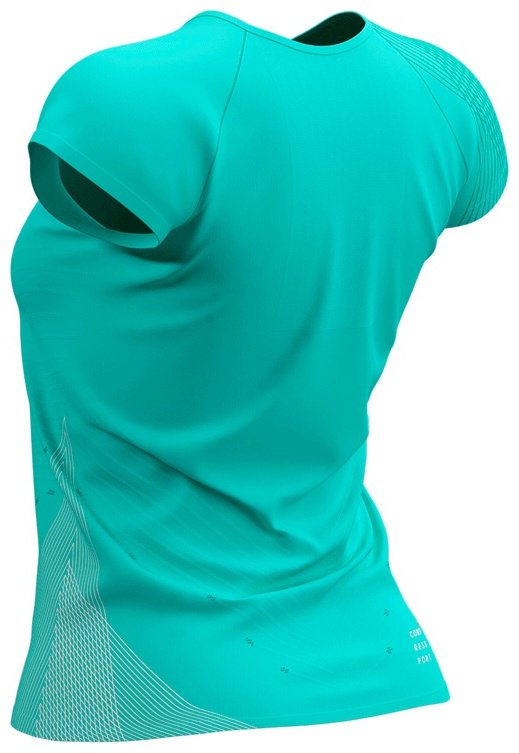 Футболка Compressport голубой купить,NaN