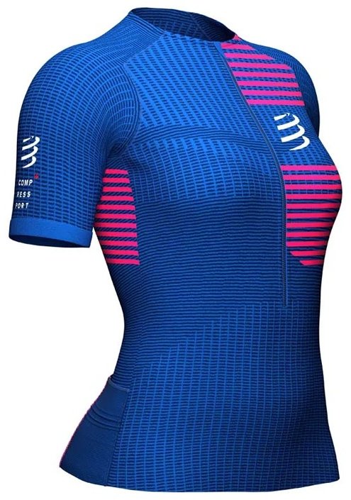 Футболка Compressport синий купить,NaN