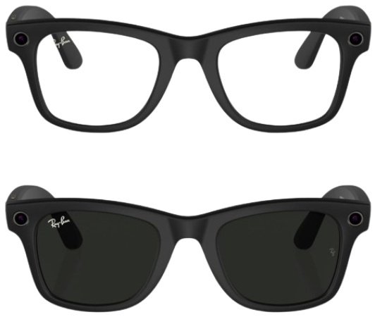 Смарт-очки Ray-Ban Meta Wayfarer Standard RW4006 601SM1 50-22 черный