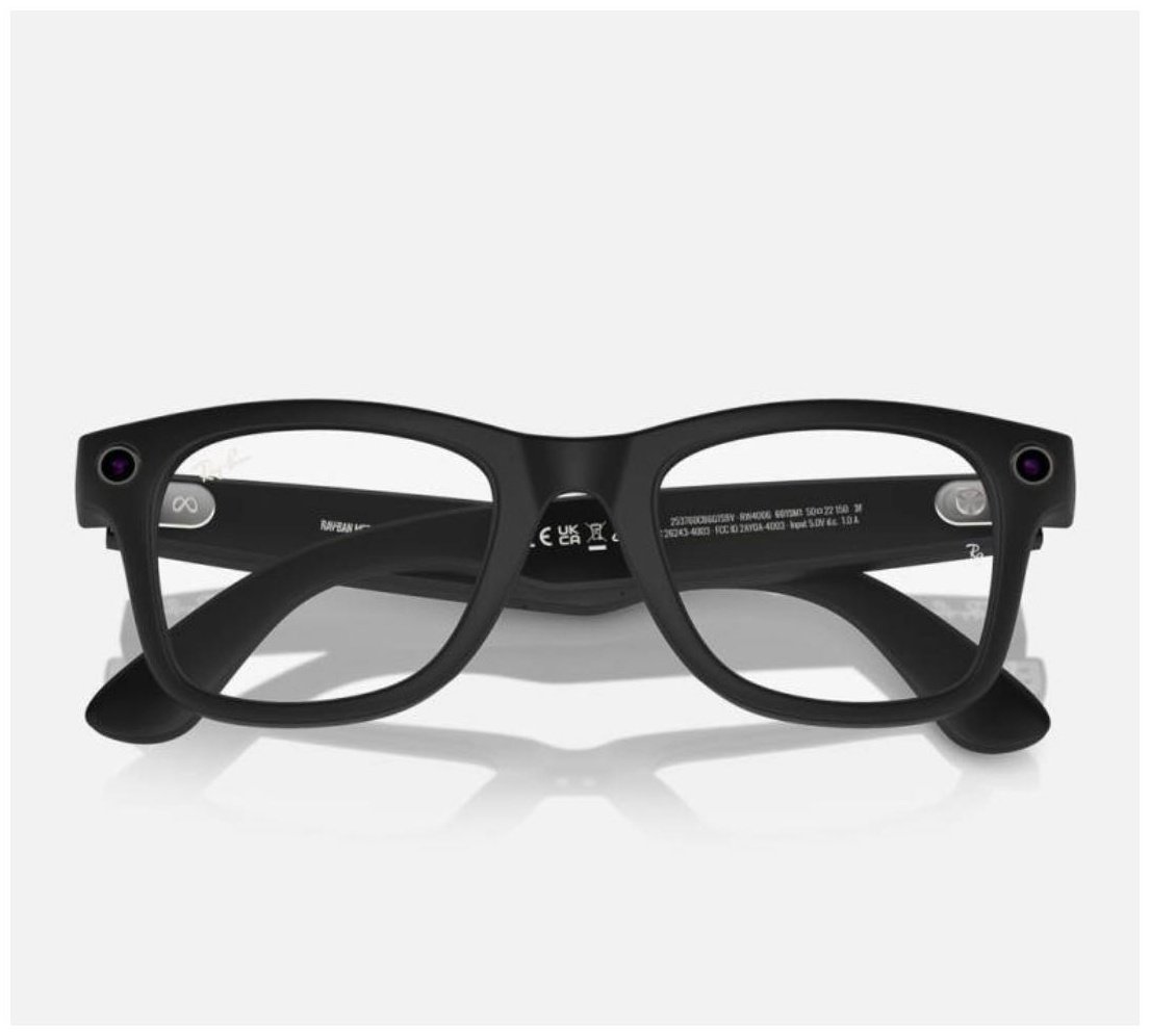 Смарт-очки Meta Wayfarer Standard RW4006 601SM1 50-22 черный черный