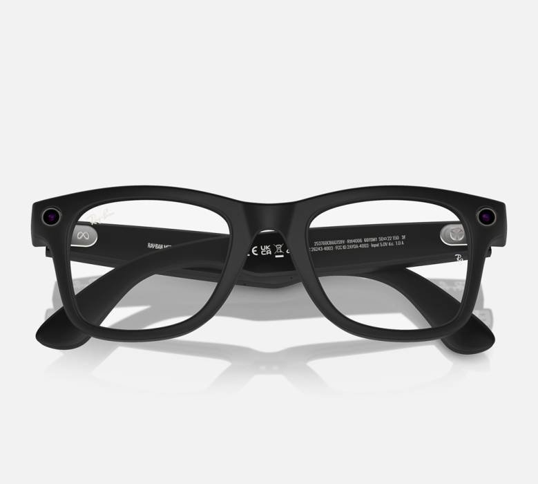 Смарт-очки Ray-Ban Meta Wayfarer Standard RW4006 601SM1 50-22 черный