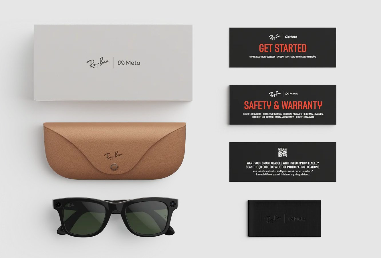 Смарт-очки Ray-Ban META WAYFARER (Gen 2) Clear/Graphite Green Transitions RW4012 601/1M 53-22 черный купить,332999