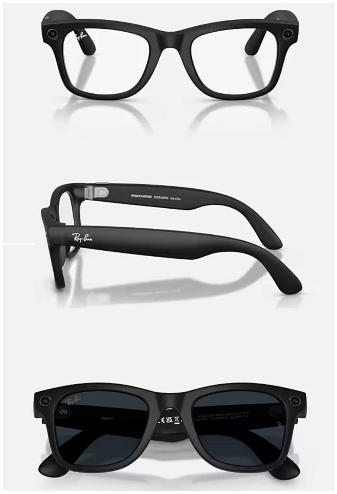 Смарт-очки Meta WAYFARER (Gen 2) Clear/Grey Transitions RW4012 черный