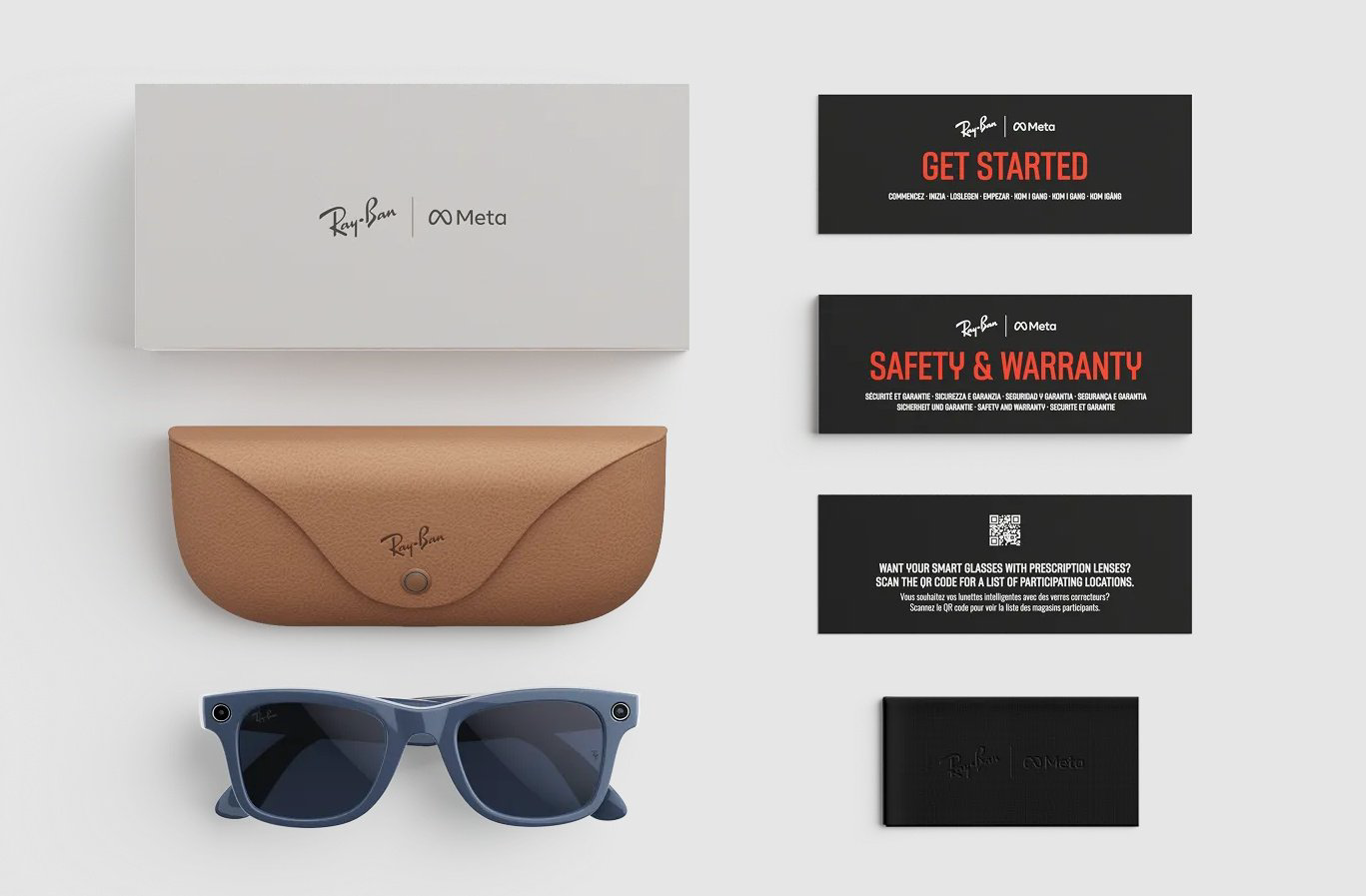Смарт-очки Ray-Ban META WAYFARER (Gen 2) Shiny Cosmic Blue/Clear to Sapphire Transitions Large синий купить,333384