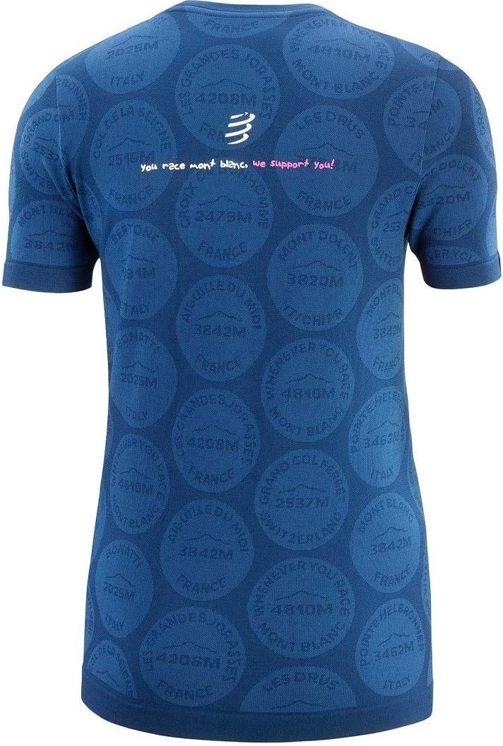 Футболка Compressport синий купить,NaN