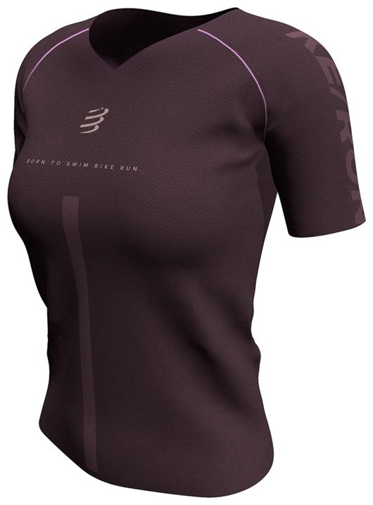 Футболка Compressport бордовый купить,NaN