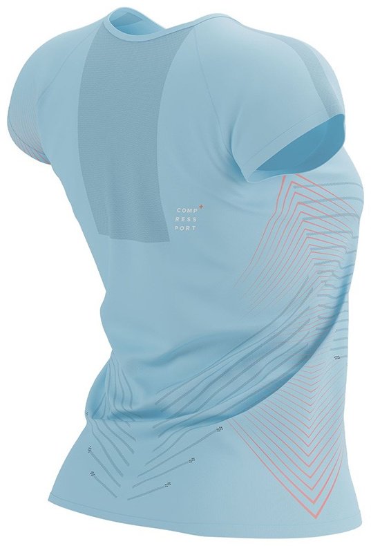 Футболка Compressport AW00094B голубой 40-42 купить,NaN
