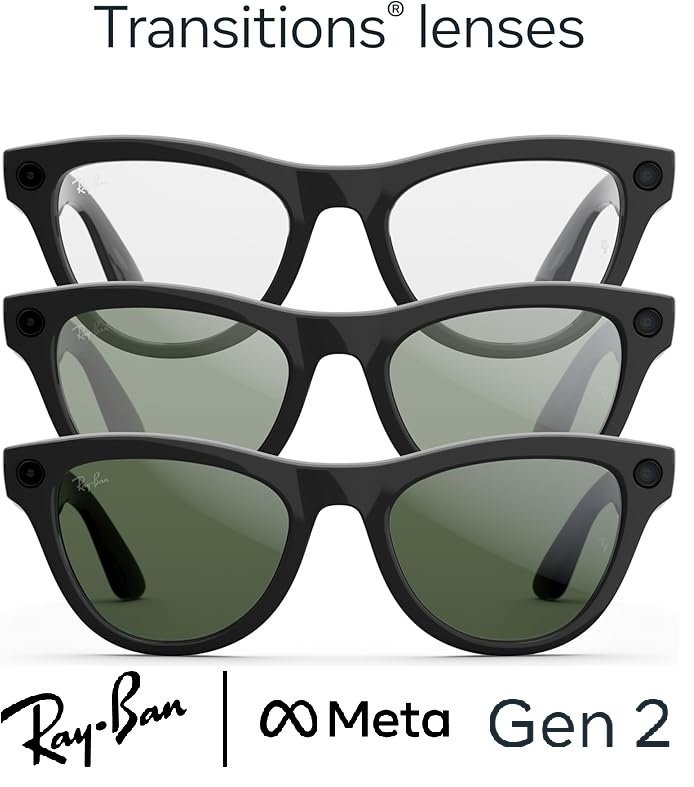 Смарт-очки Ray-Ban Meta Skyler Gen 2 RW4014 черный