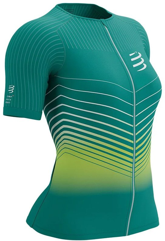Футболка Compressport AW00136B зеленый L купить,NaN