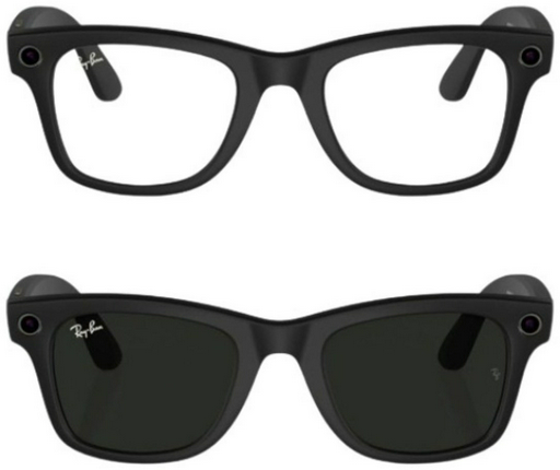 Смарт-очки Ray-Ban Meta Wayfarer Standard RW006 601SM1 50-22 черный черный