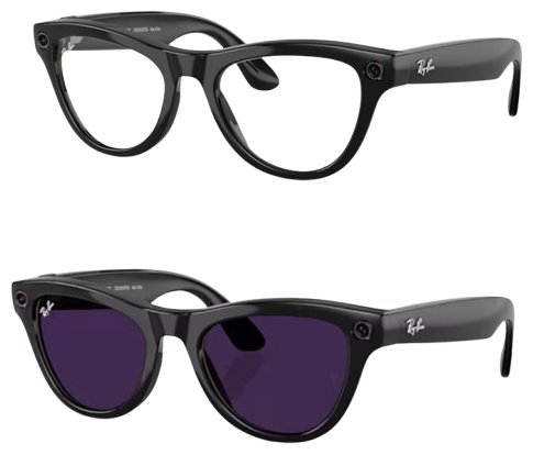 Смарт-очки Ray-Ban Meta SKYLER Amethyst Transitions черный