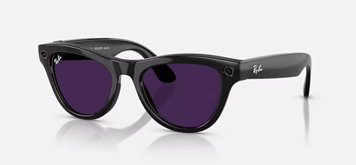 Смарт-очки Ray-Ban Meta SKYLER Amethyst Transitions черный