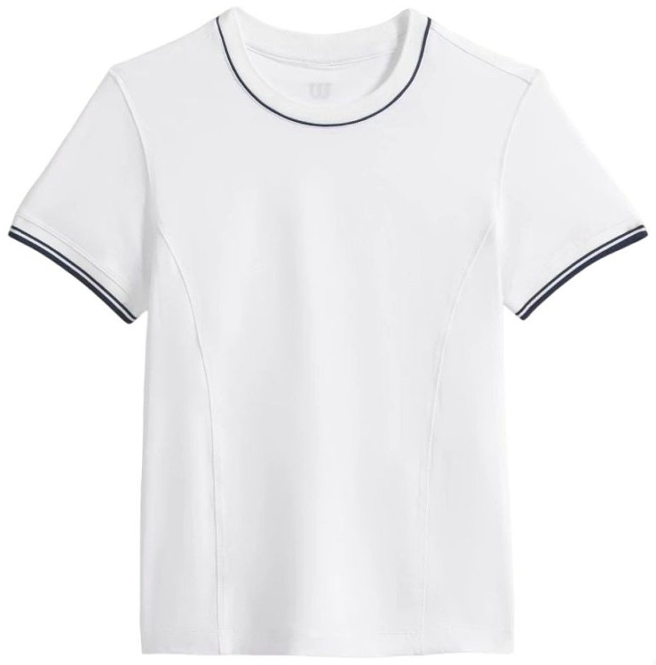 Футболка Wilson однотонный белый купить,27900