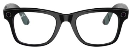 Смарт-очки Ray-Ban Meta WAYFARER CLEAR черный