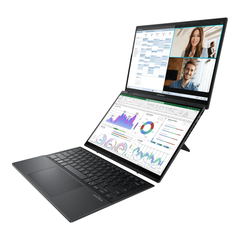 Ноутбук Asus Zenbook Duo Oled UX8406MA-QL316W 90NB12U1-M00FW0 14" Inkwell Gray купить,NaN