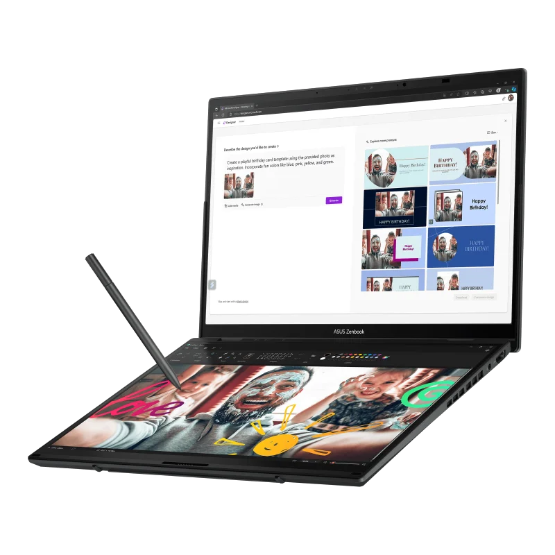 Ноутбук Asus Zenbook Duo Oled UX8406MA-QL316W 90NB12U1-M00FW0 14" Inkwell Gray купить,NaN