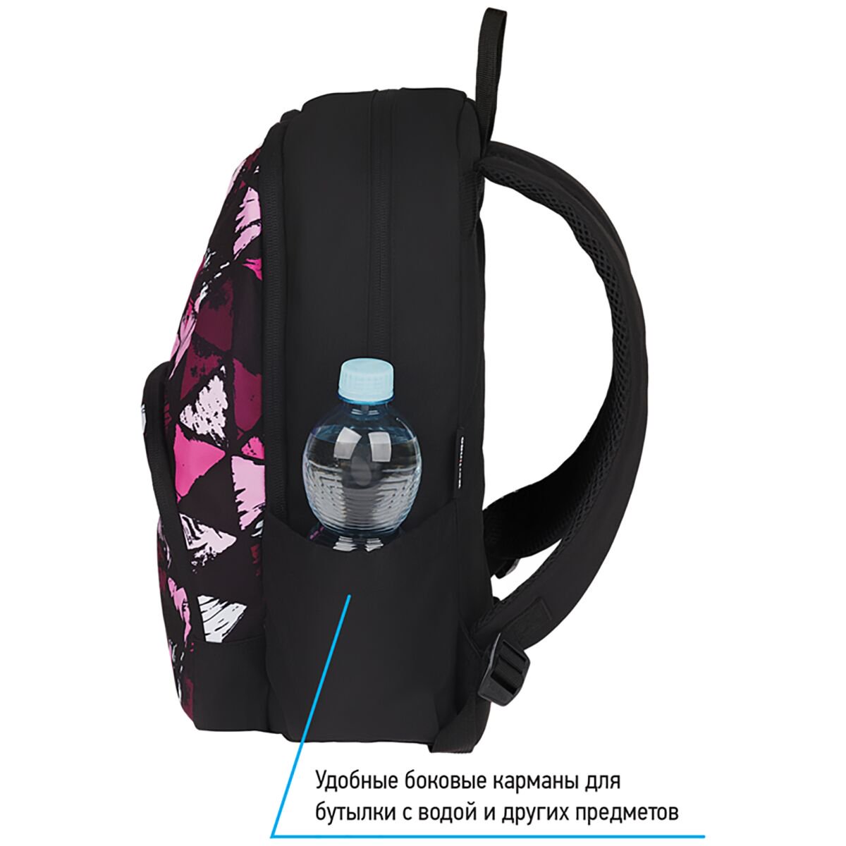 Рюкзак Berlingo Light Black triangles купить,NaN