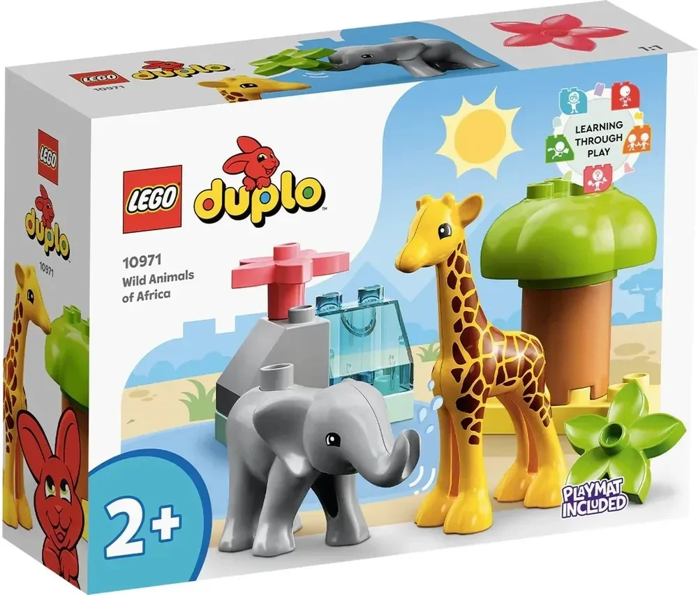 Конструктор Lego Duplo Town Дикие животные Африки 10971 10 деталей