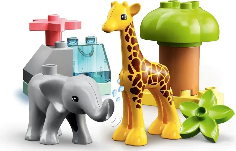 Конструктор Lego Duplo Town Дикие животные Африки 10971 10 деталей купить,NaN