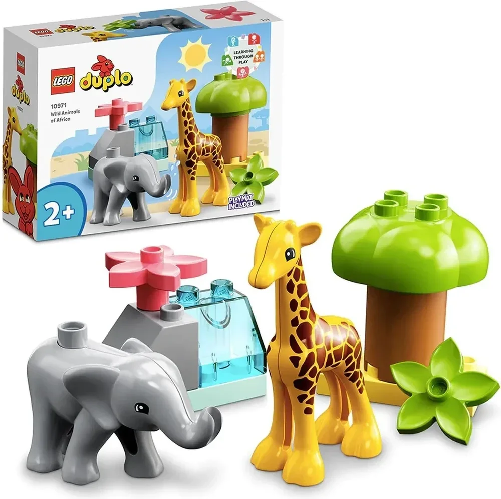 Конструктор Lego Duplo Town Дикие животные Африки 10971 10 деталей
