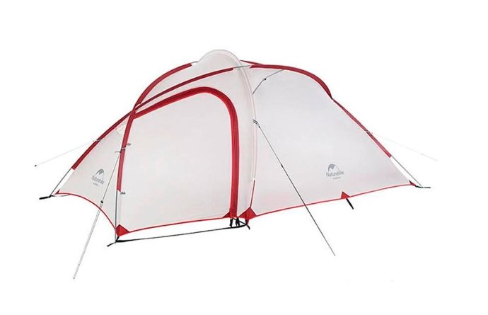 Палатка Naturehike Hiby NH19ZP016 бело-красная купить,NaN