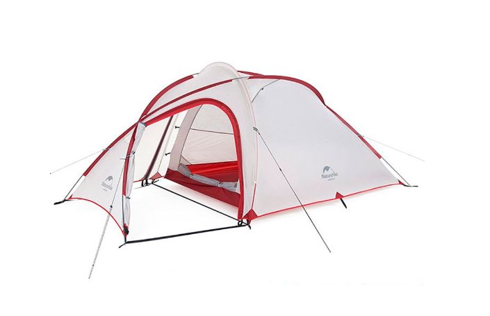 Палатка Naturehike Hiby NH19ZP016 бело-красная купить,NaN