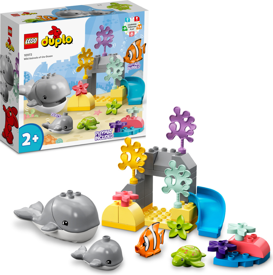 Конструктор Lego Duplo Town Дикие животные океана 10972 32 детали купить,NaN