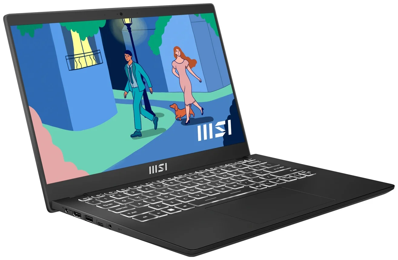 Ноутбук MSI Modern 14 C12MO-883XKZ C12MO-883XKZ-BB31215U8GXXDXX 14 " Black