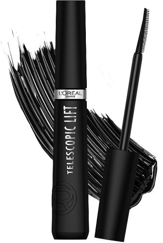 Тушь для ресниц Loreal Paris Telescopic Lift удлиняющая, подкручивающая черный