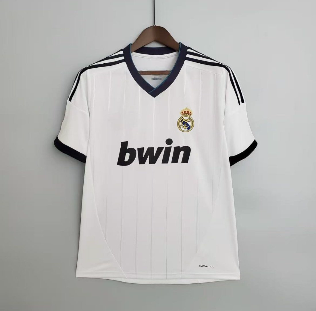 Футболка Real Madrid 2012–2013 белая-чёрная M (44/46)