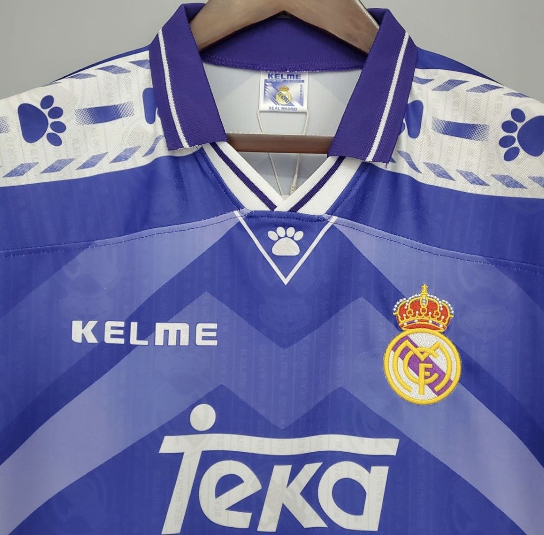 Футболка Kelme Real Madrid 1996–1997 фиолетовая XXL (50/52)