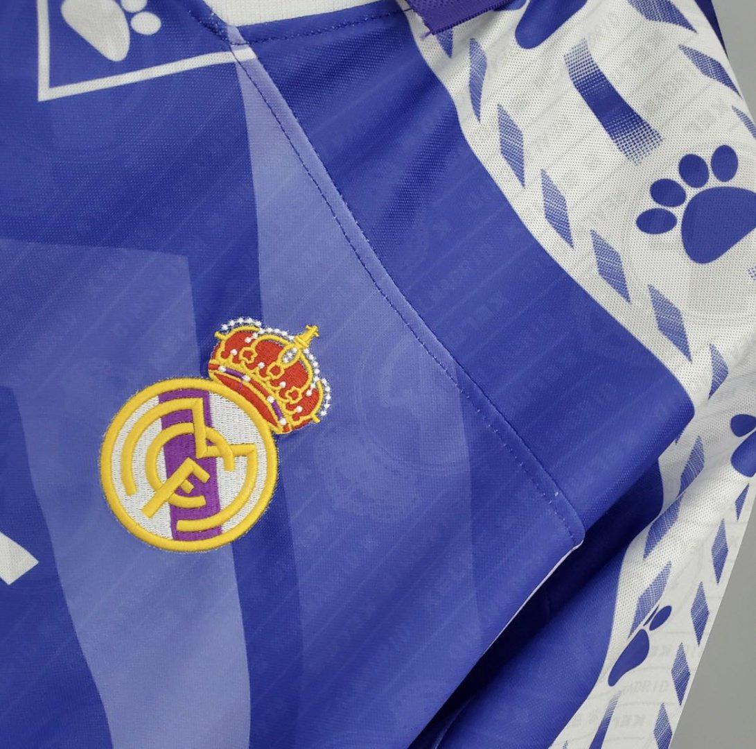 Футболка Kelme Real Madrid 1996–1997 фиолетовая XXL (50/52) купить,NaN