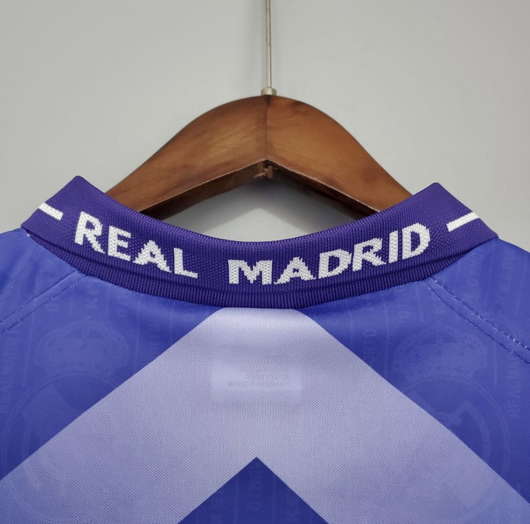 Футболка Kelme Real Madrid 1996–1997 фиолетовая XXL (50/52) купить,NaN